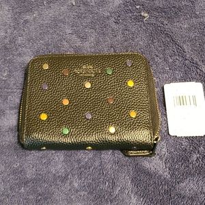 Coach zip around wallet